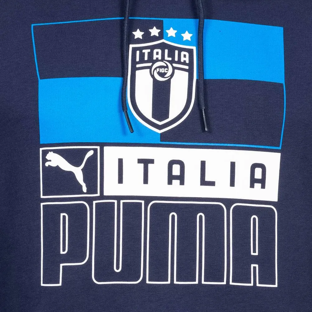 ITALIA FIGC PUMA FTBLCORE HOMBRE SUDADERA CON CAPUCHA 76712609