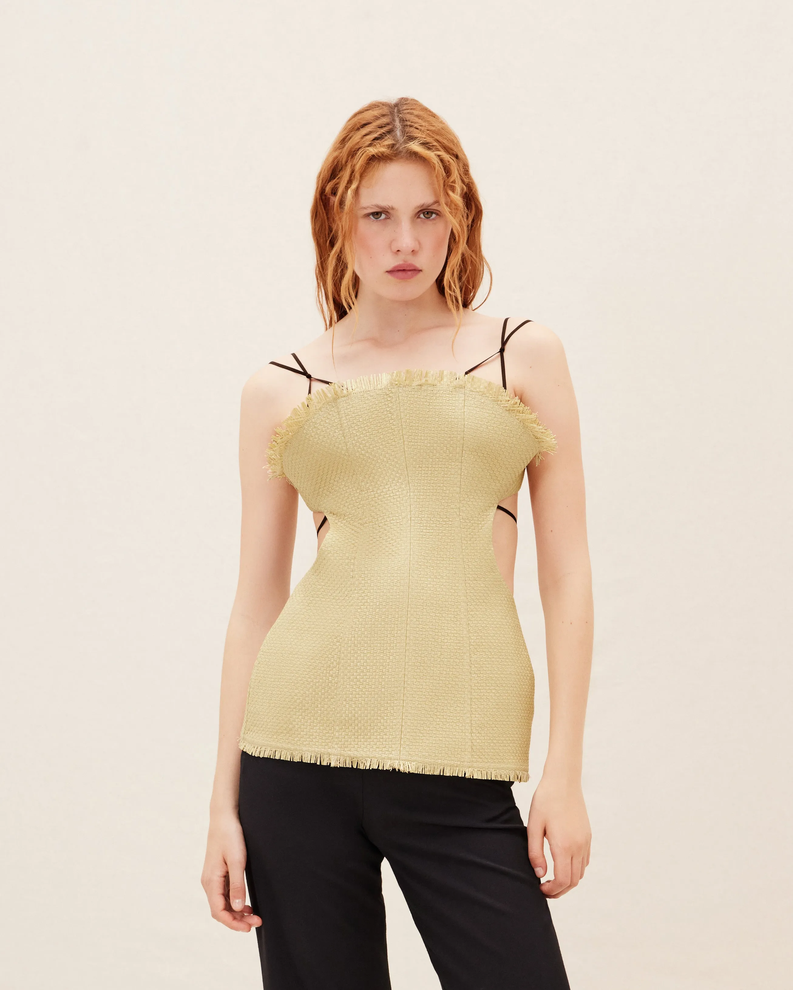 Jacquemus Women Le Haut Palha Beige