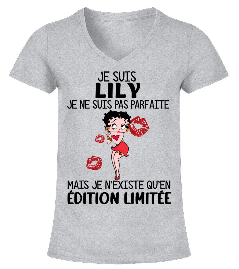 Je Suis Lily Camiseta cuello pico Mujer