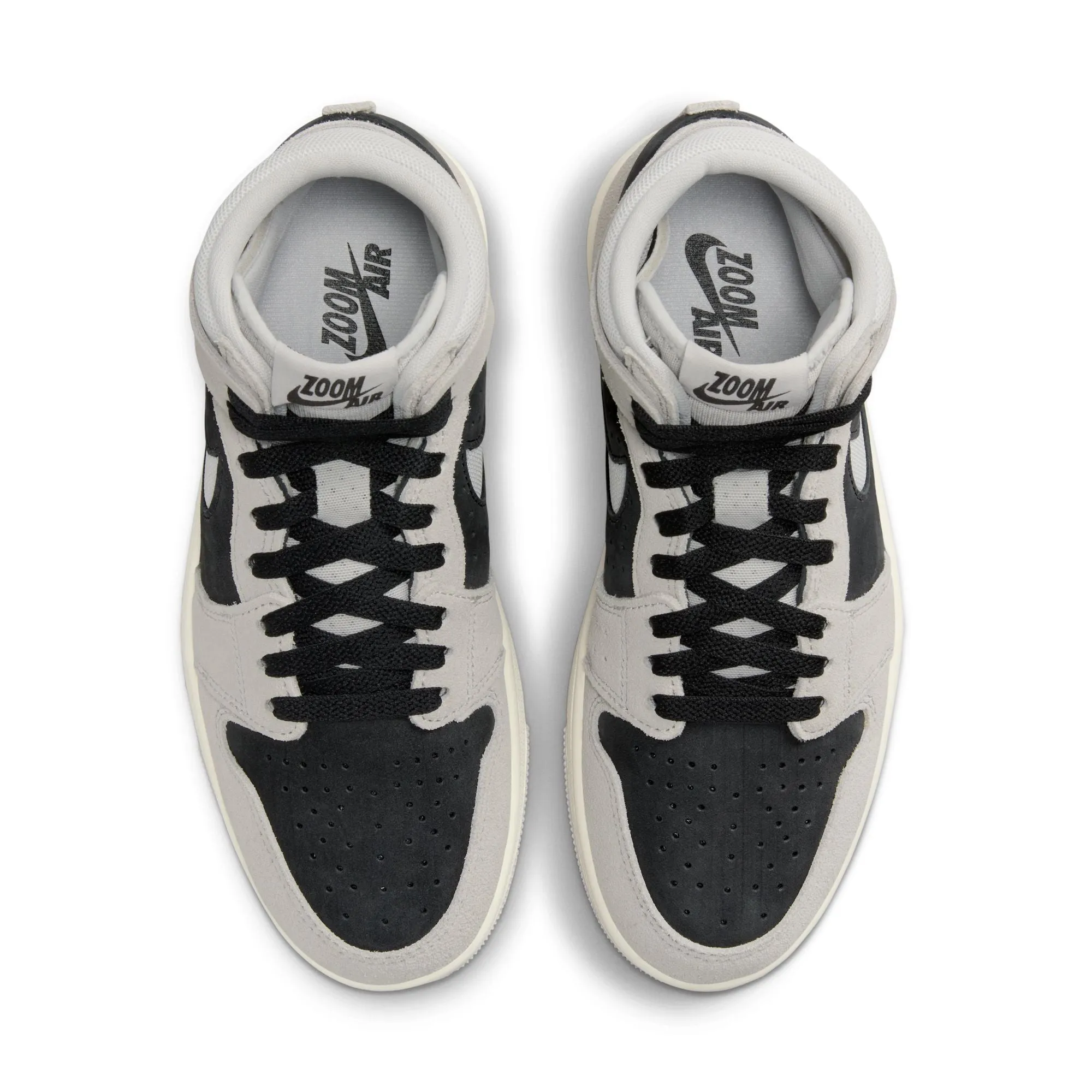 JORDAN WOMEN AIR JORDAN 1 ZOOM AIR CMFT 2 LT IRON ORE/NEUTRAL GREYBLACK
