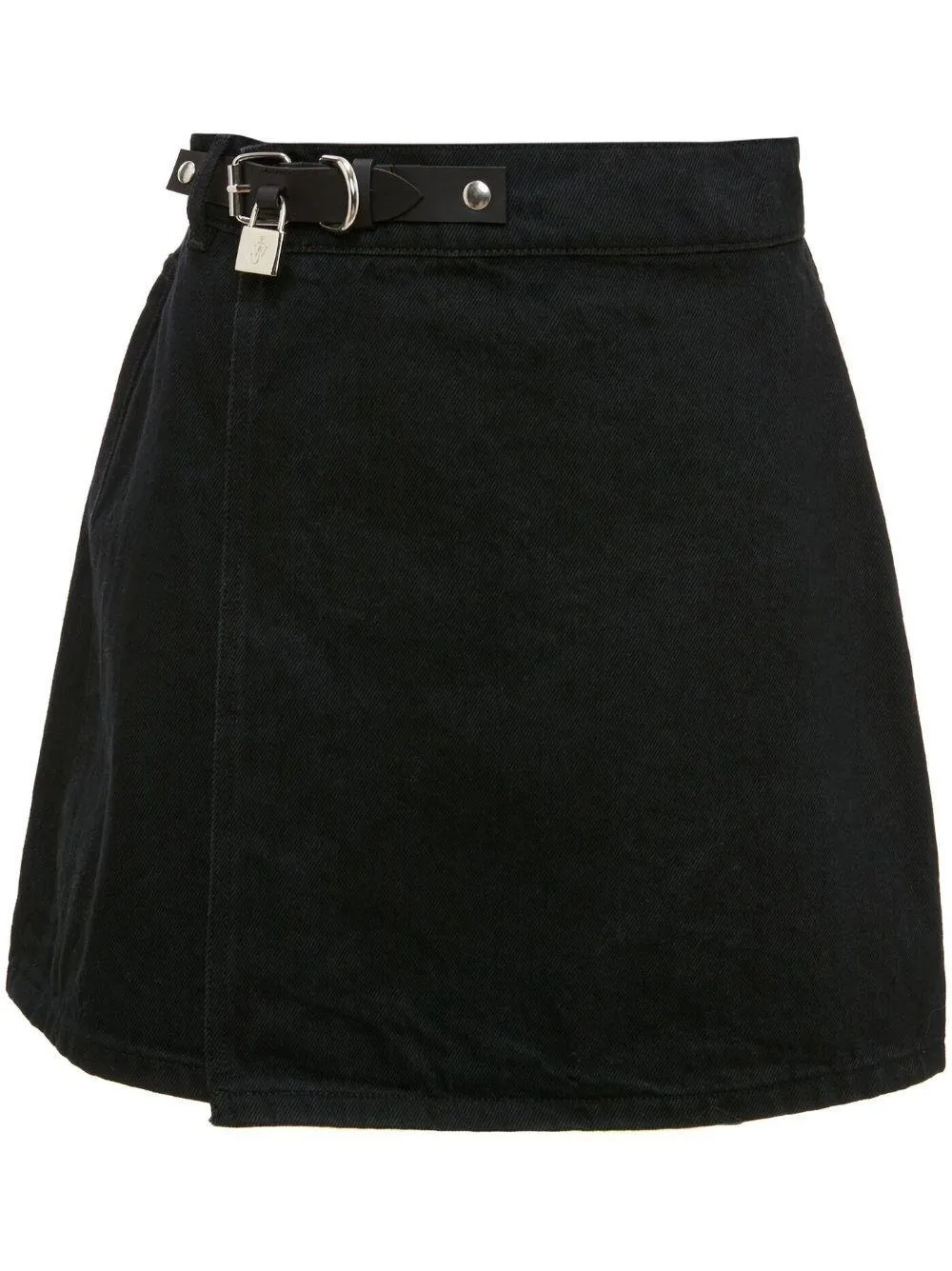 JW Anderson Women Padlock Strap Mini Skirt Black