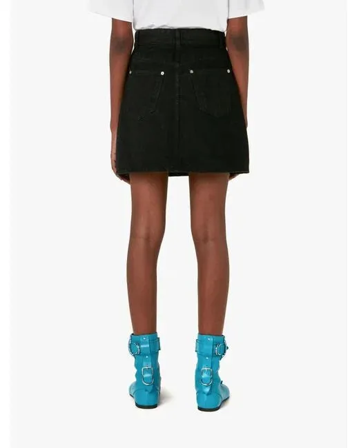 JW Anderson Women Padlock Strap Mini Skirt Black