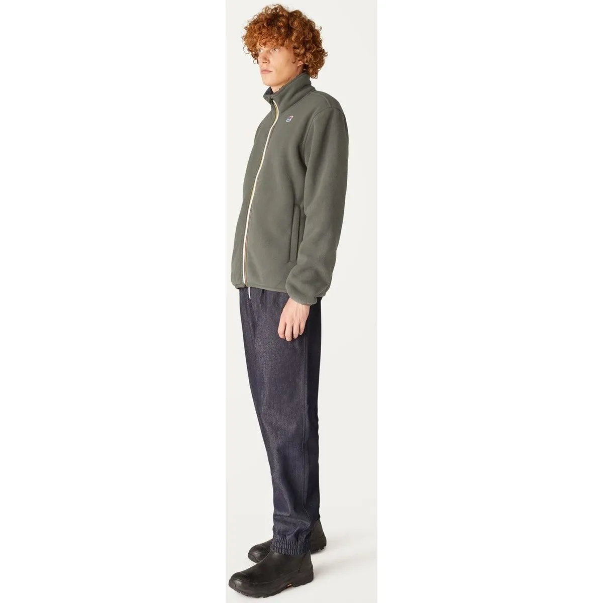 K21181W Sudadera hombre Verde azul
