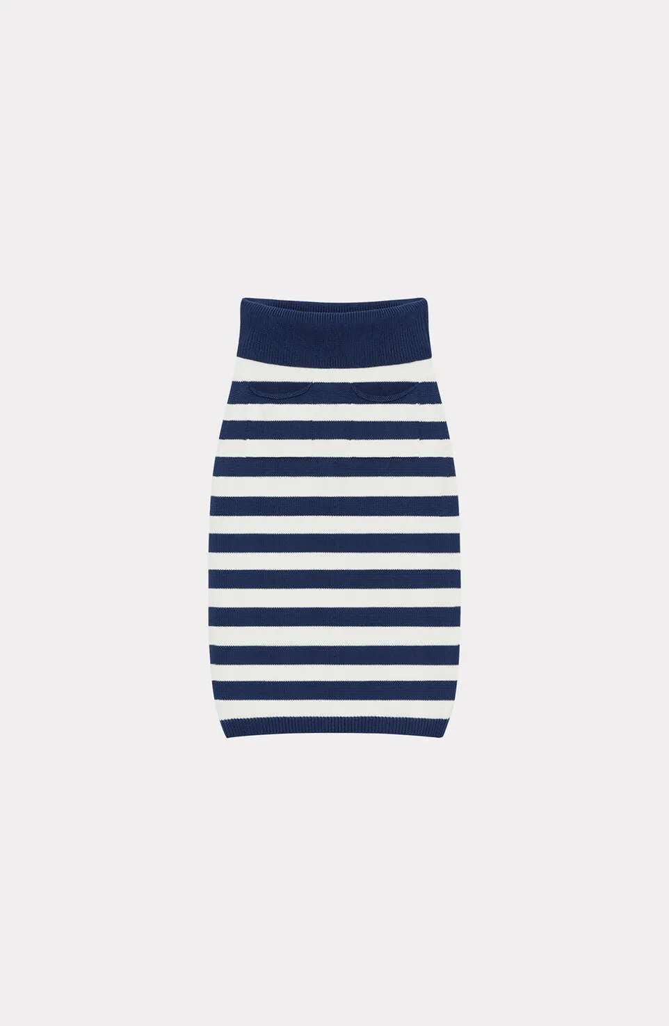 Kenzo Women Tricote Jupe Coton Midnight Blue