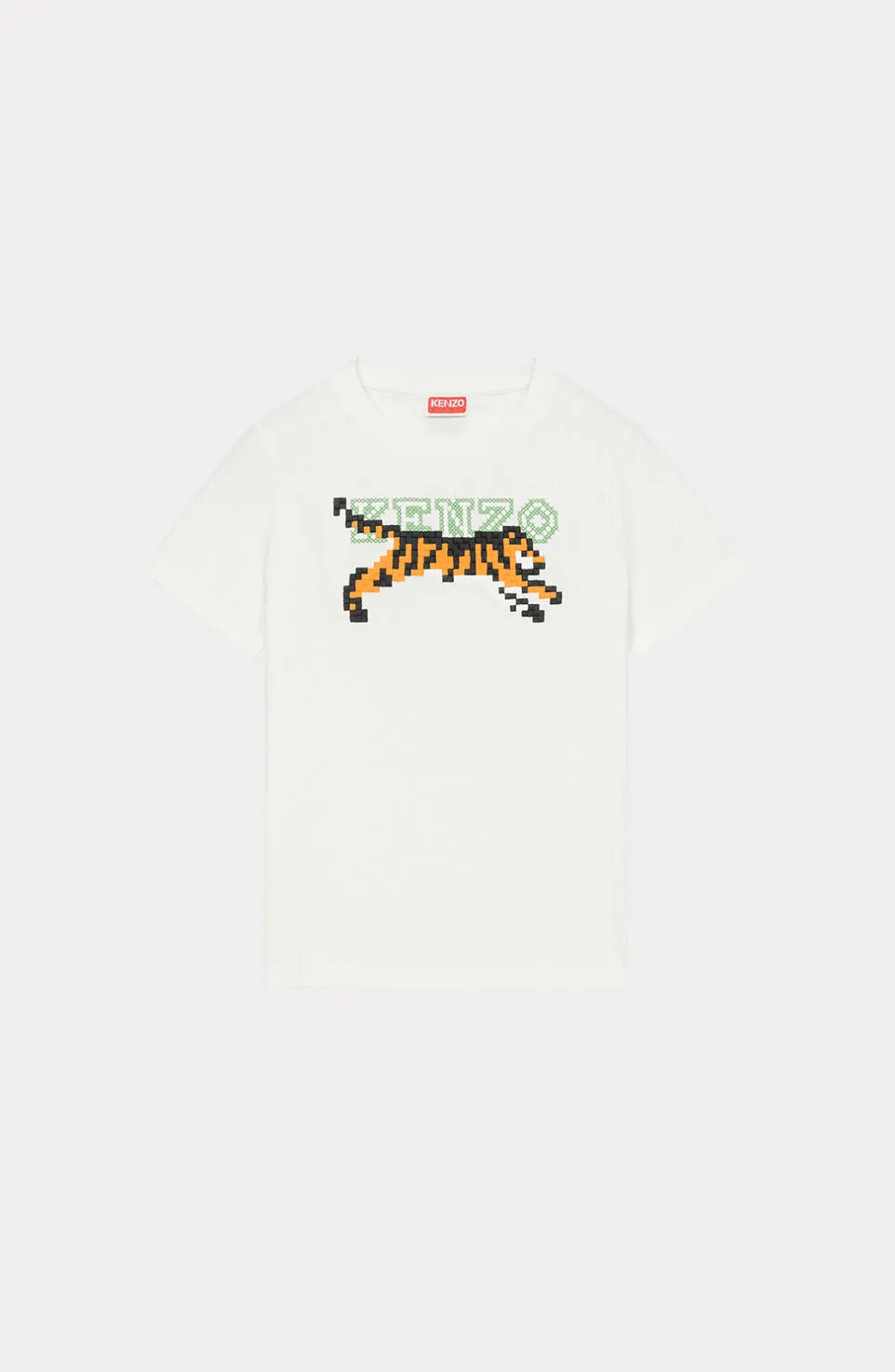 KENZO WOMEN TRICOTE TSHIRT COTON OFF WHITE