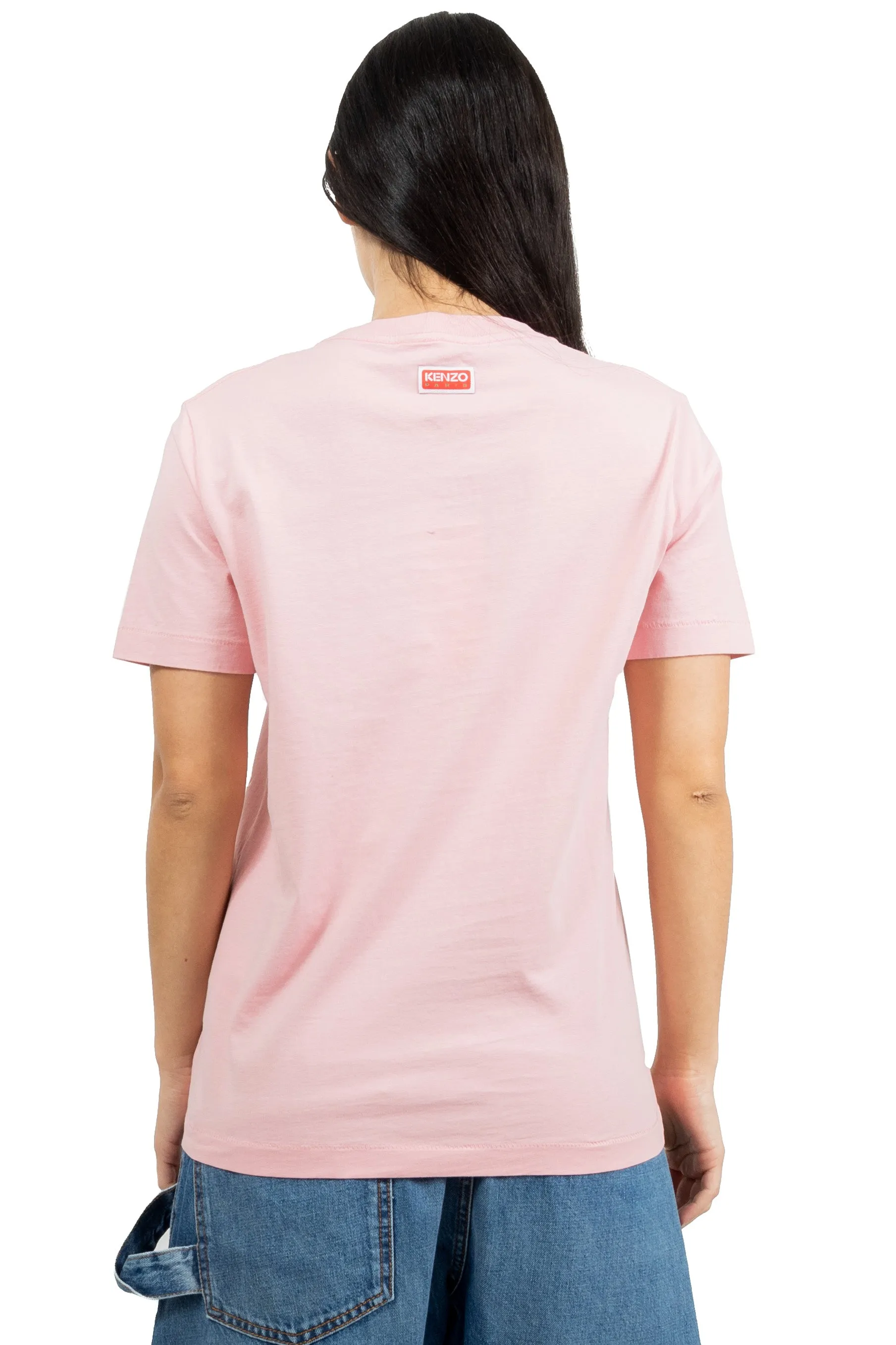 KENZO WOMEN TRICOTE TSHIRT COTON ROSE