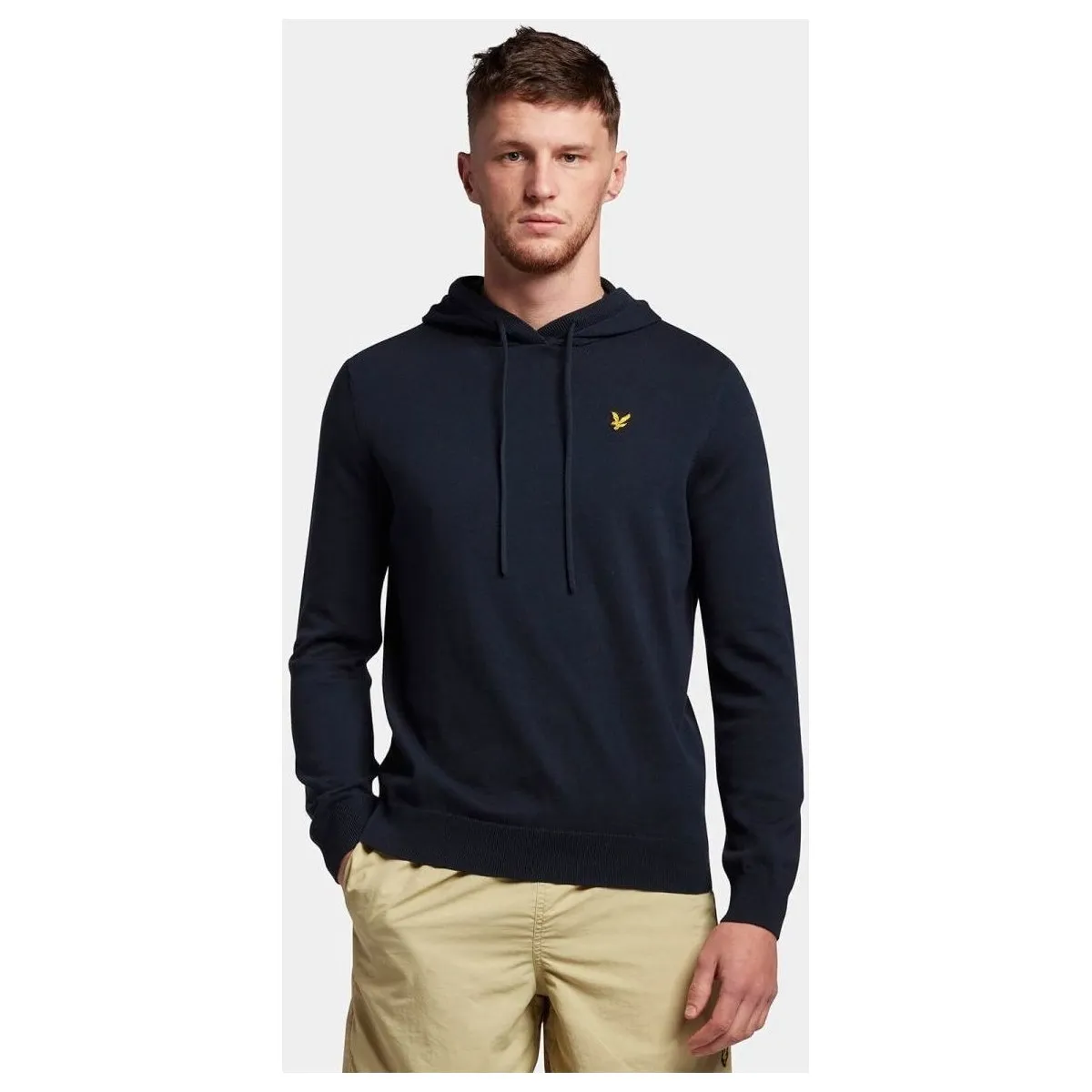 KN1615V KNITTED HOODIEZ27 DARK NAVY