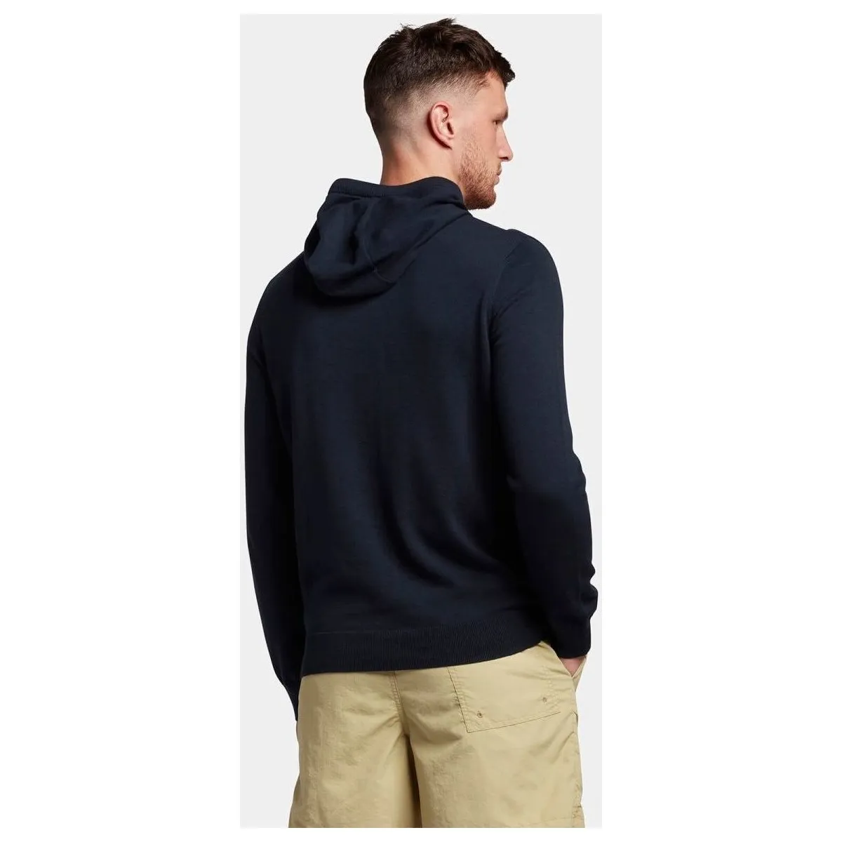 KN1615V KNITTED HOODIEZ27 DARK NAVY