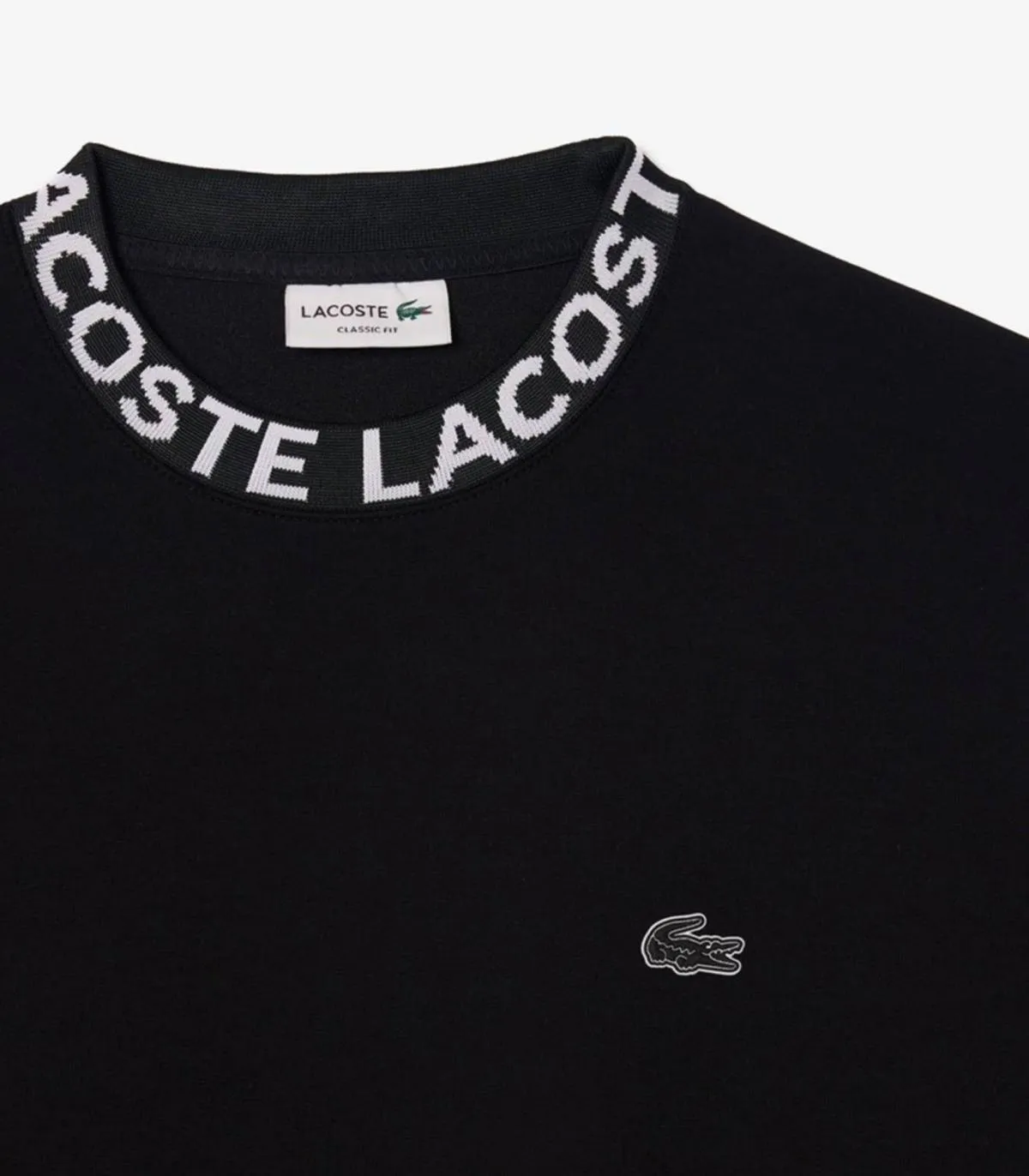 LACOSTE  SUDADERA PARA HOMBRE NEGRA  SWEATSHIRT