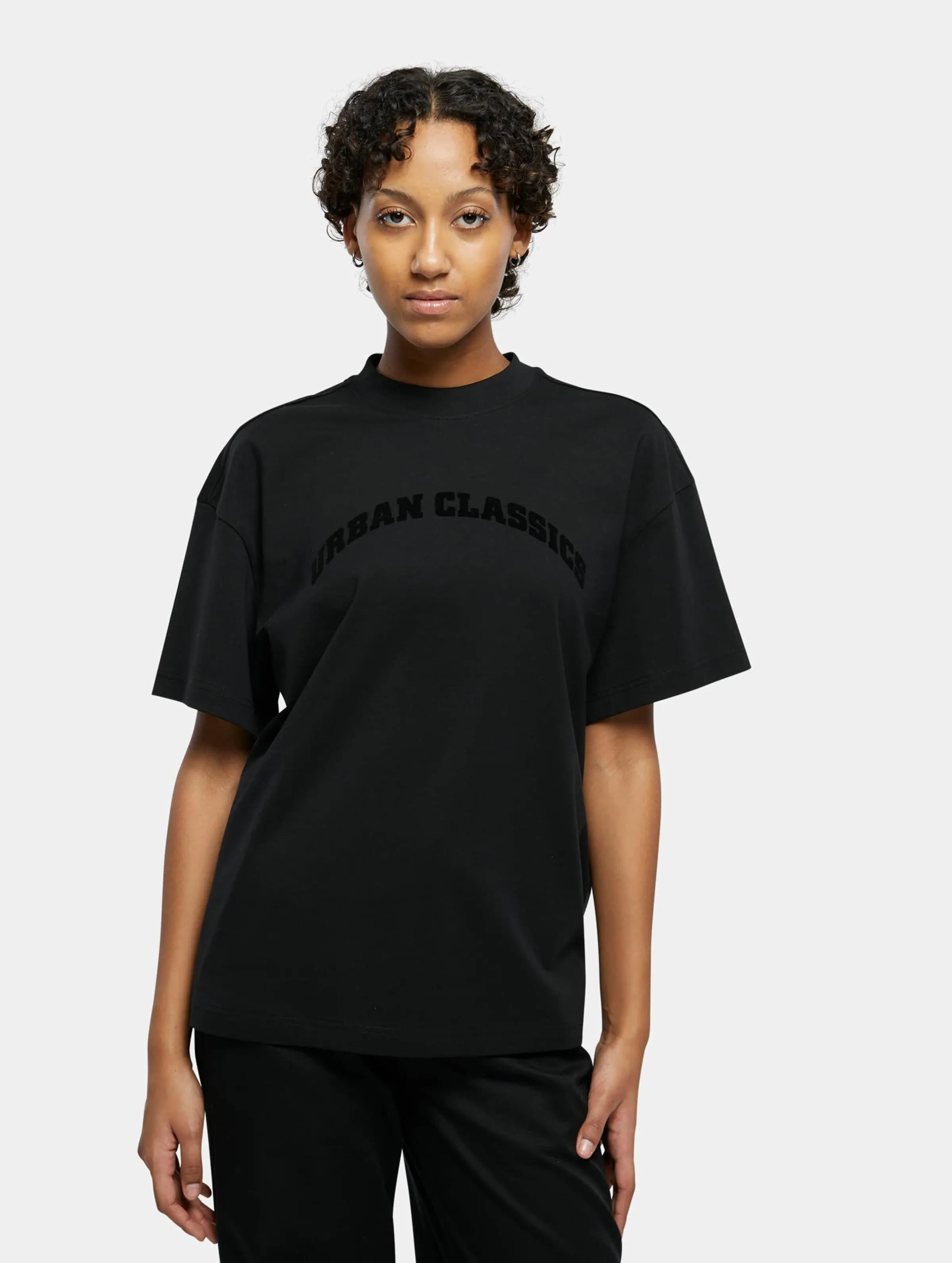 Ladies Oversized Flock Tee