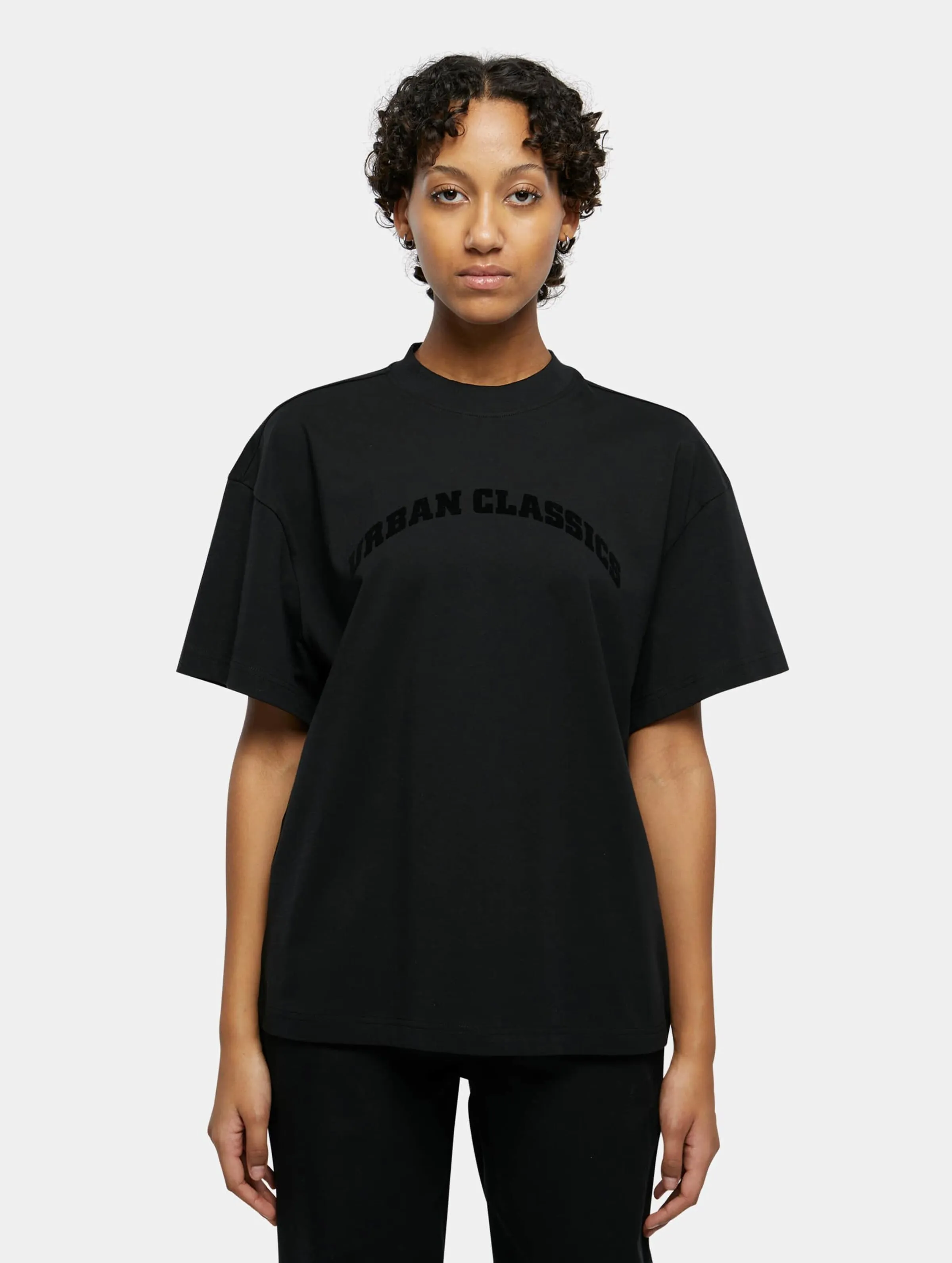 Ladies Oversized Flock Tee