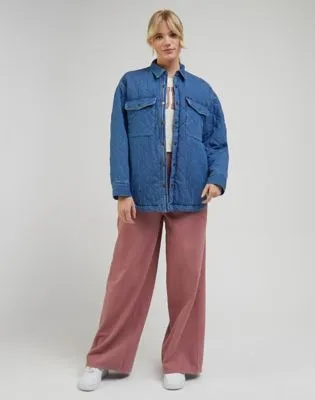 Lee Quilted Overshirt "Mid Cascade"
