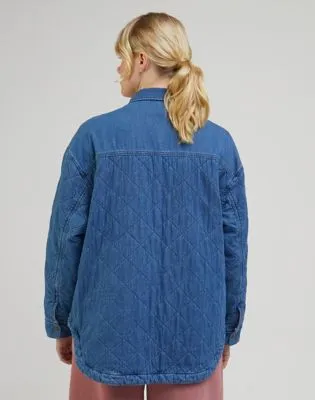 Lee Quilted Overshirt "Mid Cascade"