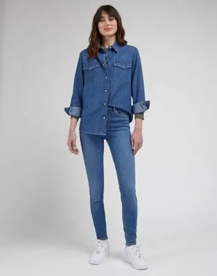 Lee Western Shirt "Mid Blues"