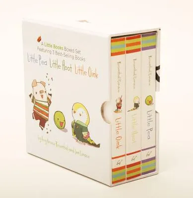 Little Books Boxed Set: Little Pea, Little Hoot, Little Oink: (Baby Board Books, Nursery Rhymes, Children's Book Sets, Nursery B