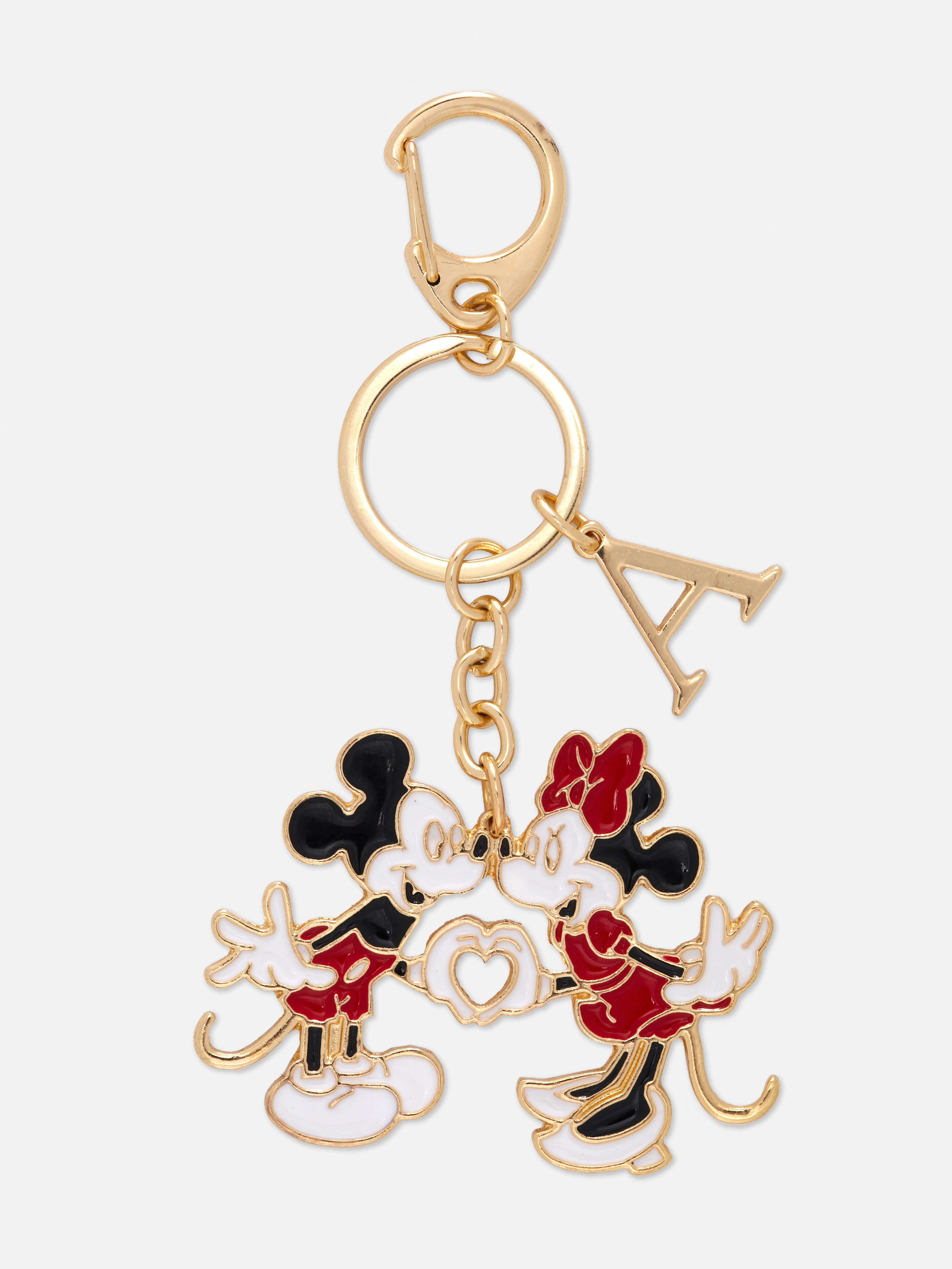Llavero de Mickey y Minnie de Disney con inicial