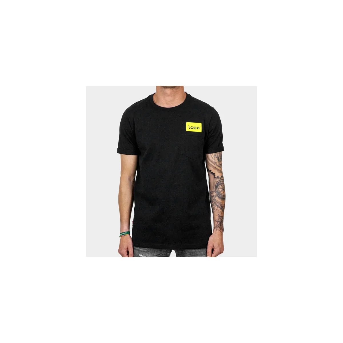 LOCO DE REMATE Y GOL  CAMISETA NEGRA