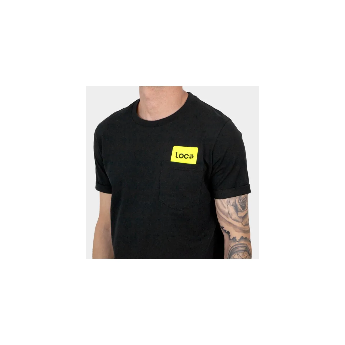 LOCO DE REMATE Y GOL  CAMISETA NEGRA