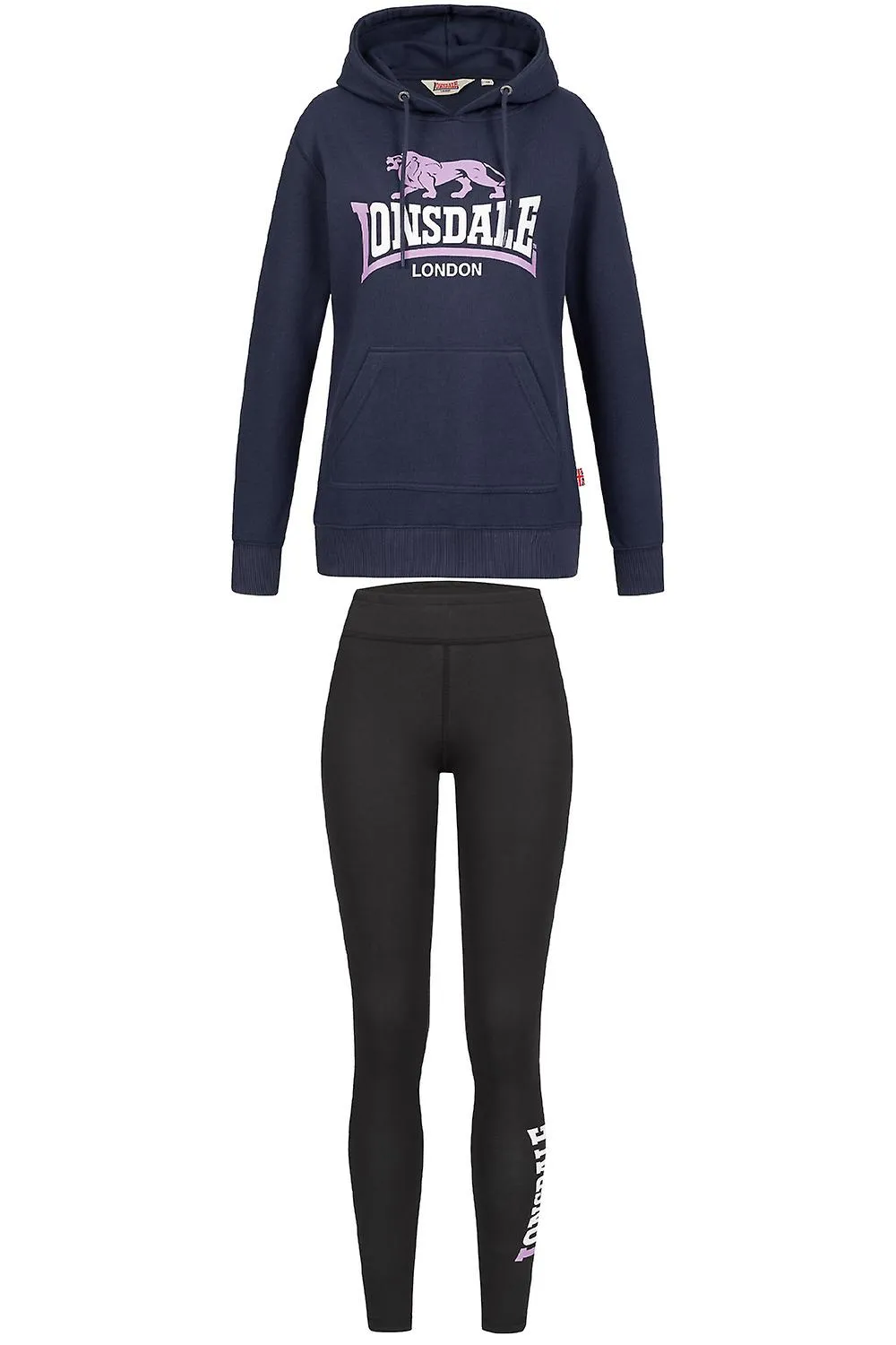 Lonsdale Women's Sportswear Hoodie & Leggings Set Idover