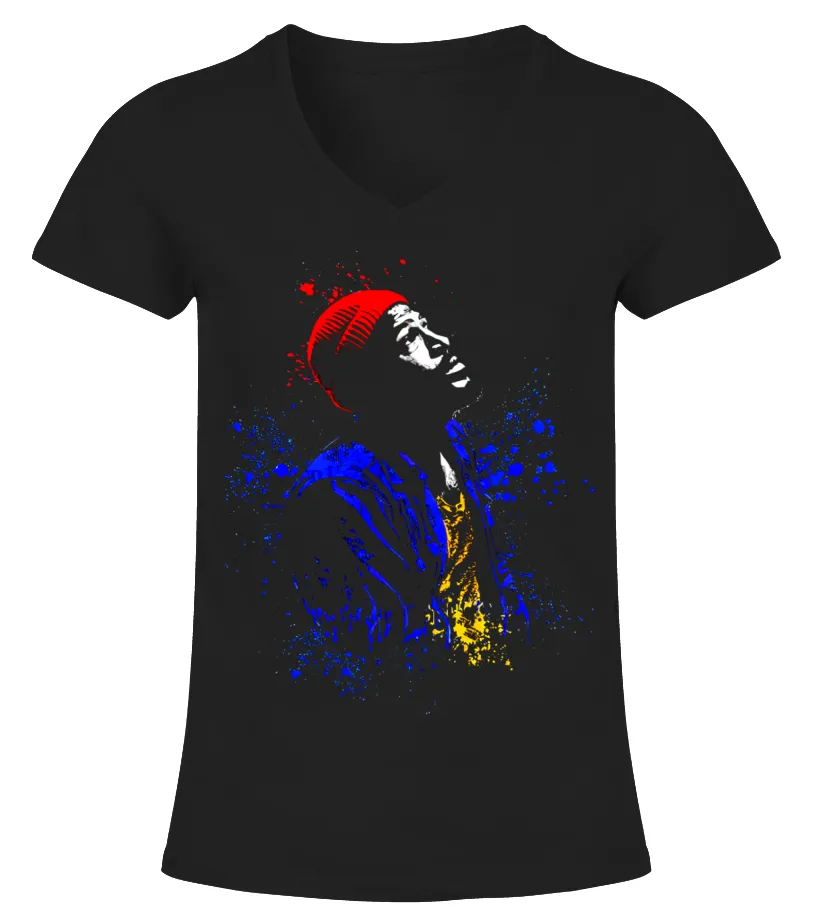 Marvin Gaye BK (14) Camiseta cuello pico Mujer