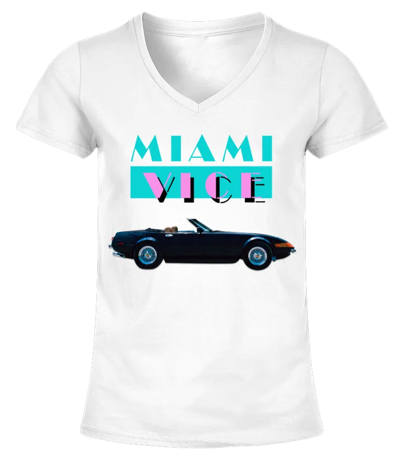 Miami Vice WT (8) Camiseta cuello pico Mujer