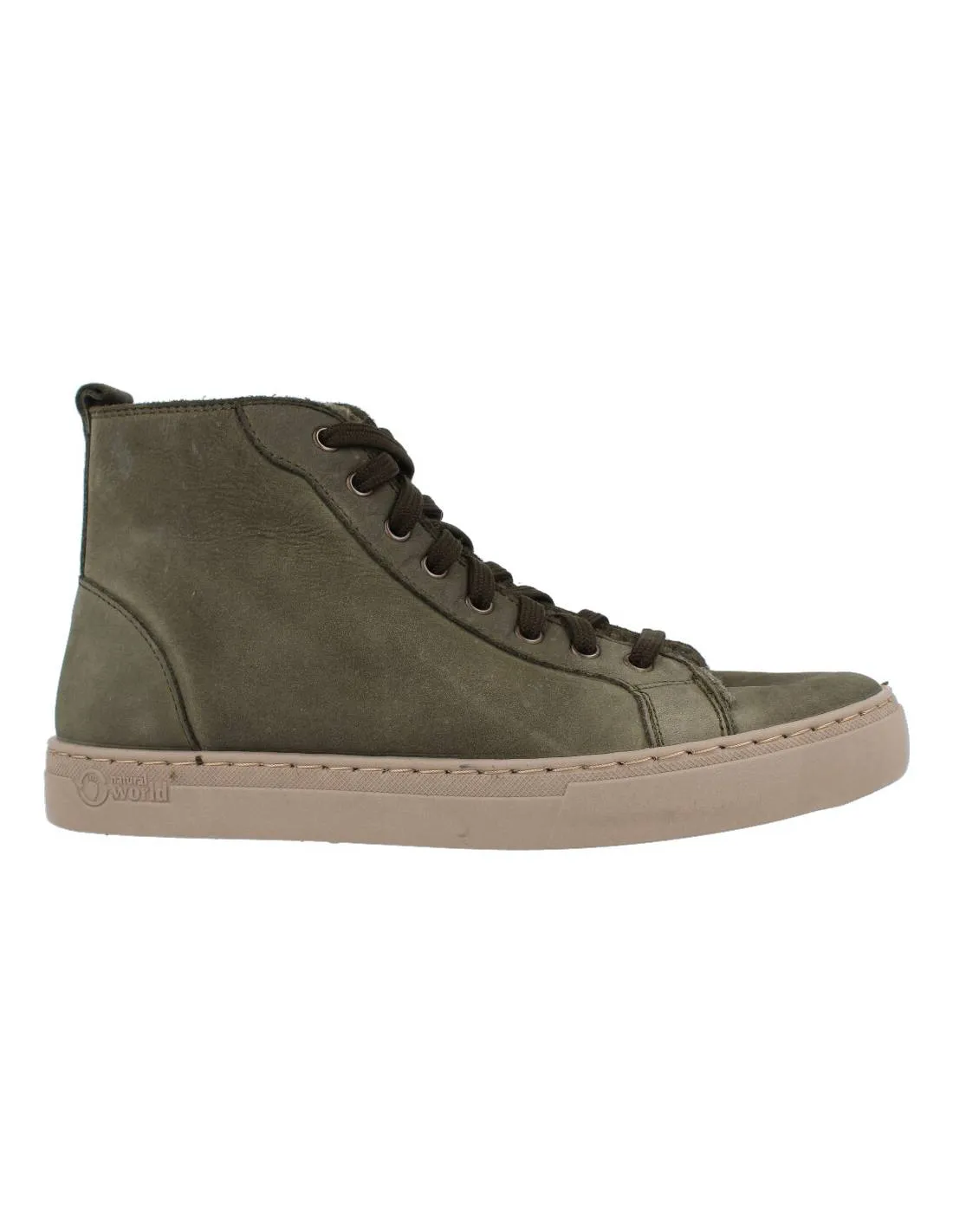 NATURAL WORLD  ZAPATILLA CASUAL ABOTINADA SERRAJE FOREST