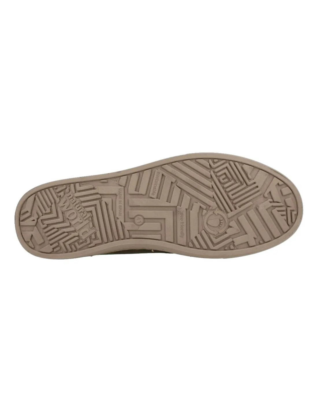 NATURAL WORLD  ZAPATILLA CASUAL ABOTINADA SERRAJE FOREST