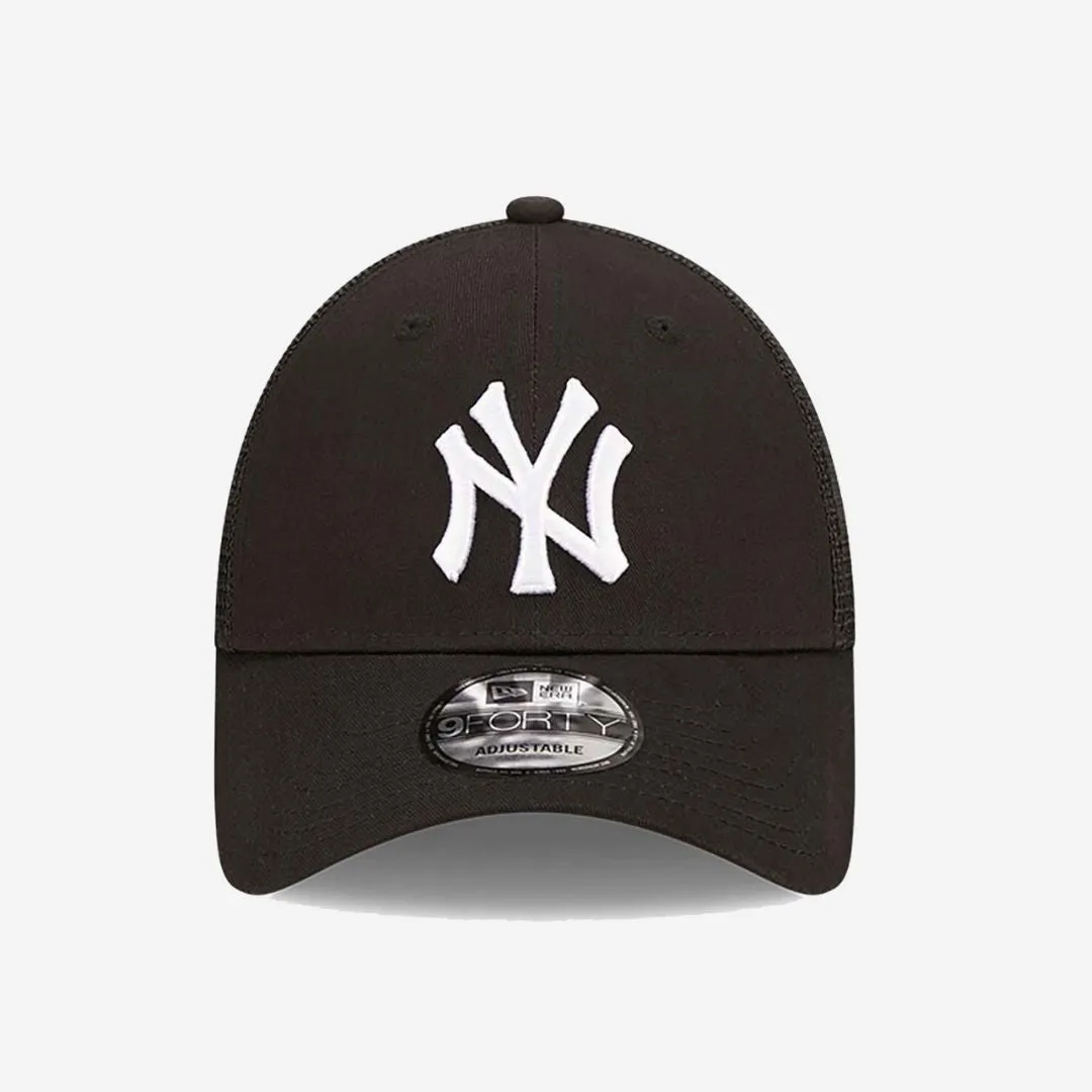 NEW ERA NEW YORK YANKEES HOME FIELD AFRAME TRUCKER BLACK 9FORTY