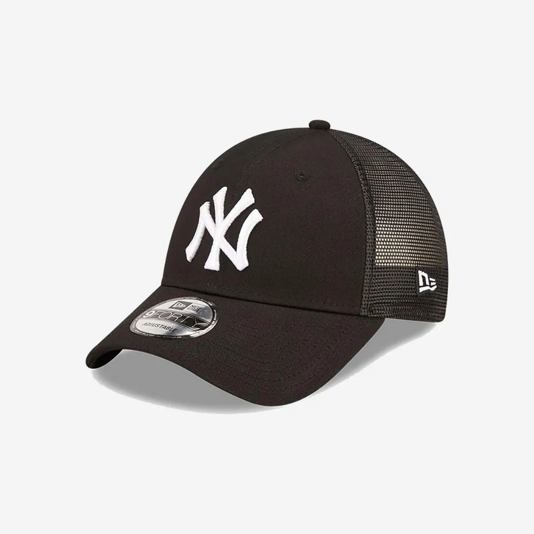 NEW ERA NEW YORK YANKEES HOME FIELD AFRAME TRUCKER BLACK 9FORTY
