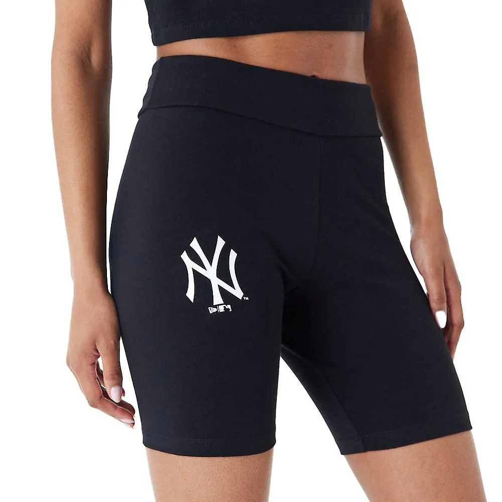 New Era Pantalones Cortos de Ciclismo Mujer New York Yankees negro