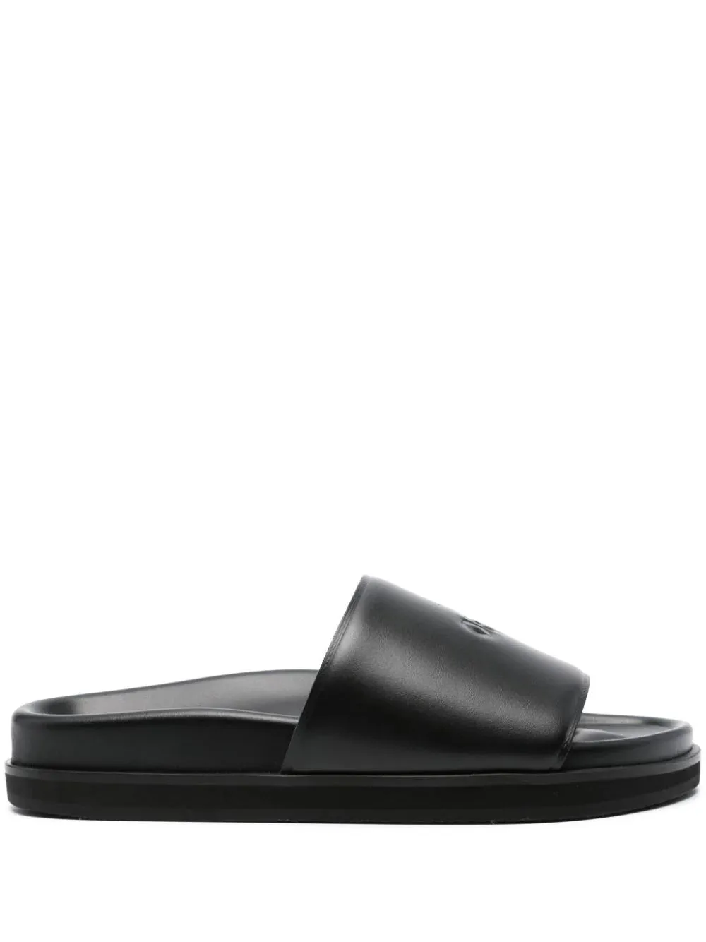 Off White Women Cloud Off Stamp Slides Black Black
