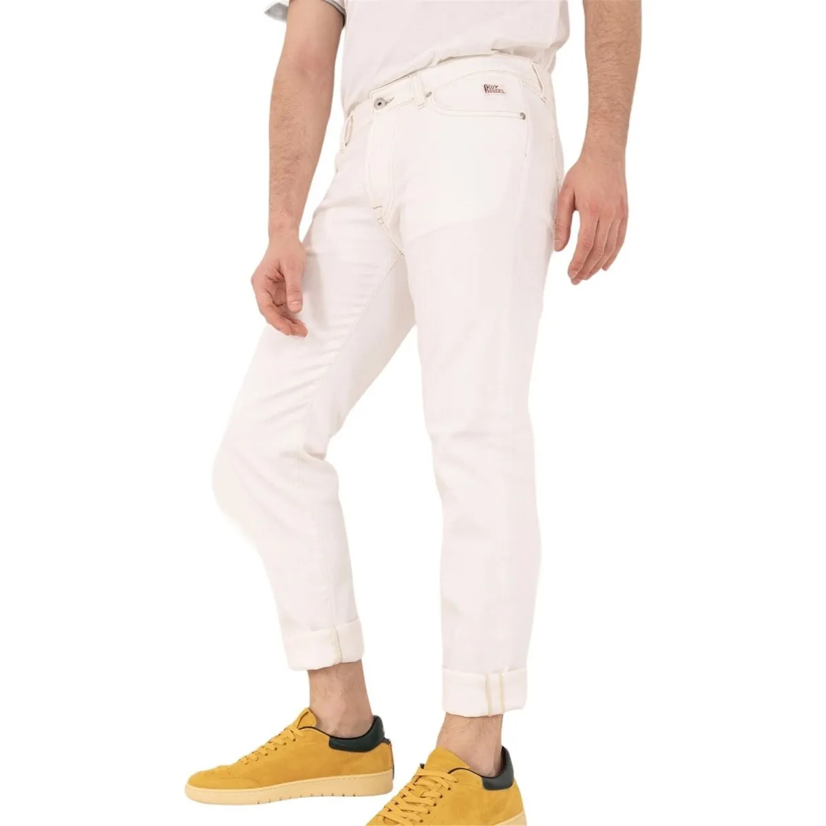 P23RRU110CD650111 Jeans hombre blanco