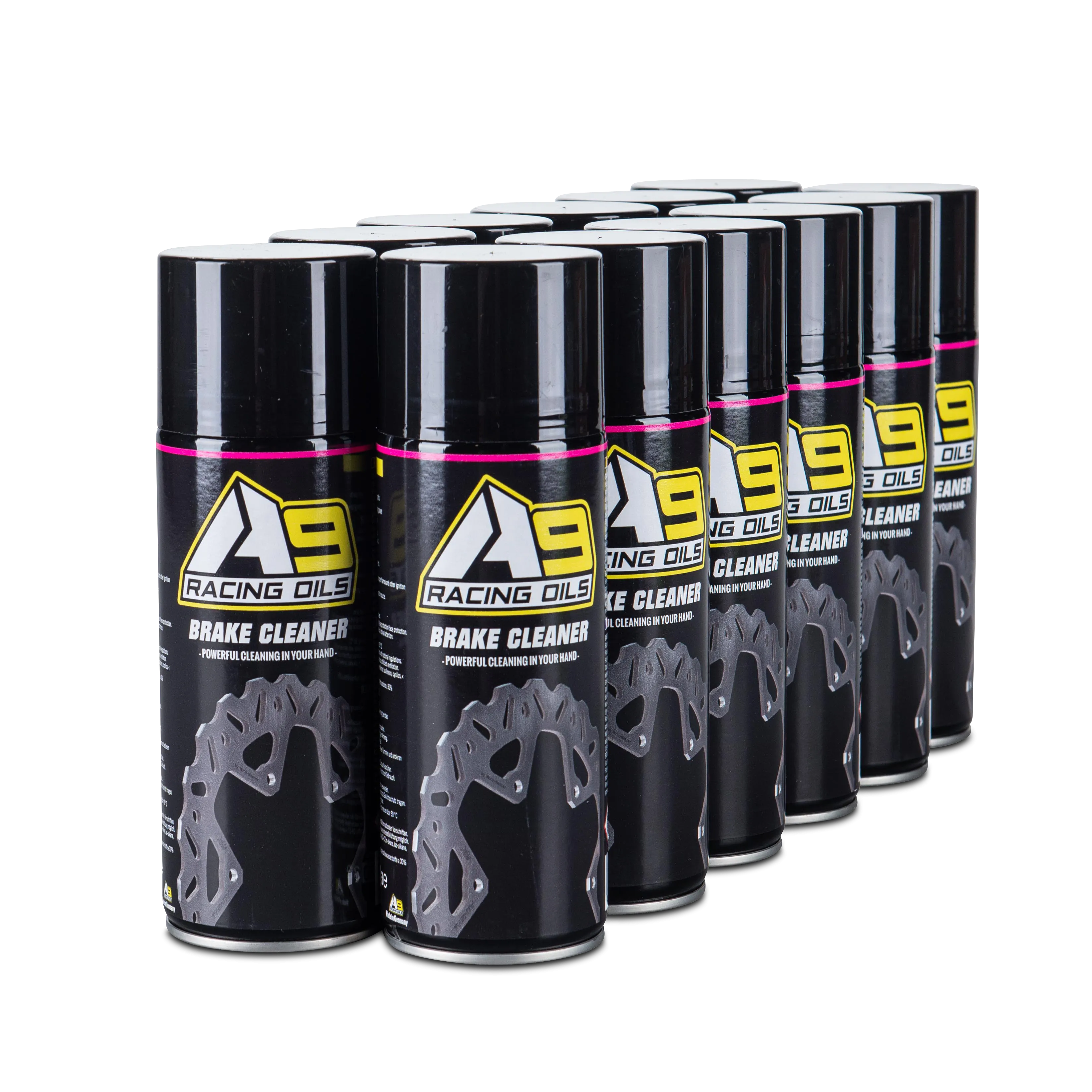 PACK12 LIMPIADOR DE FRENO A9 RACING 400ML