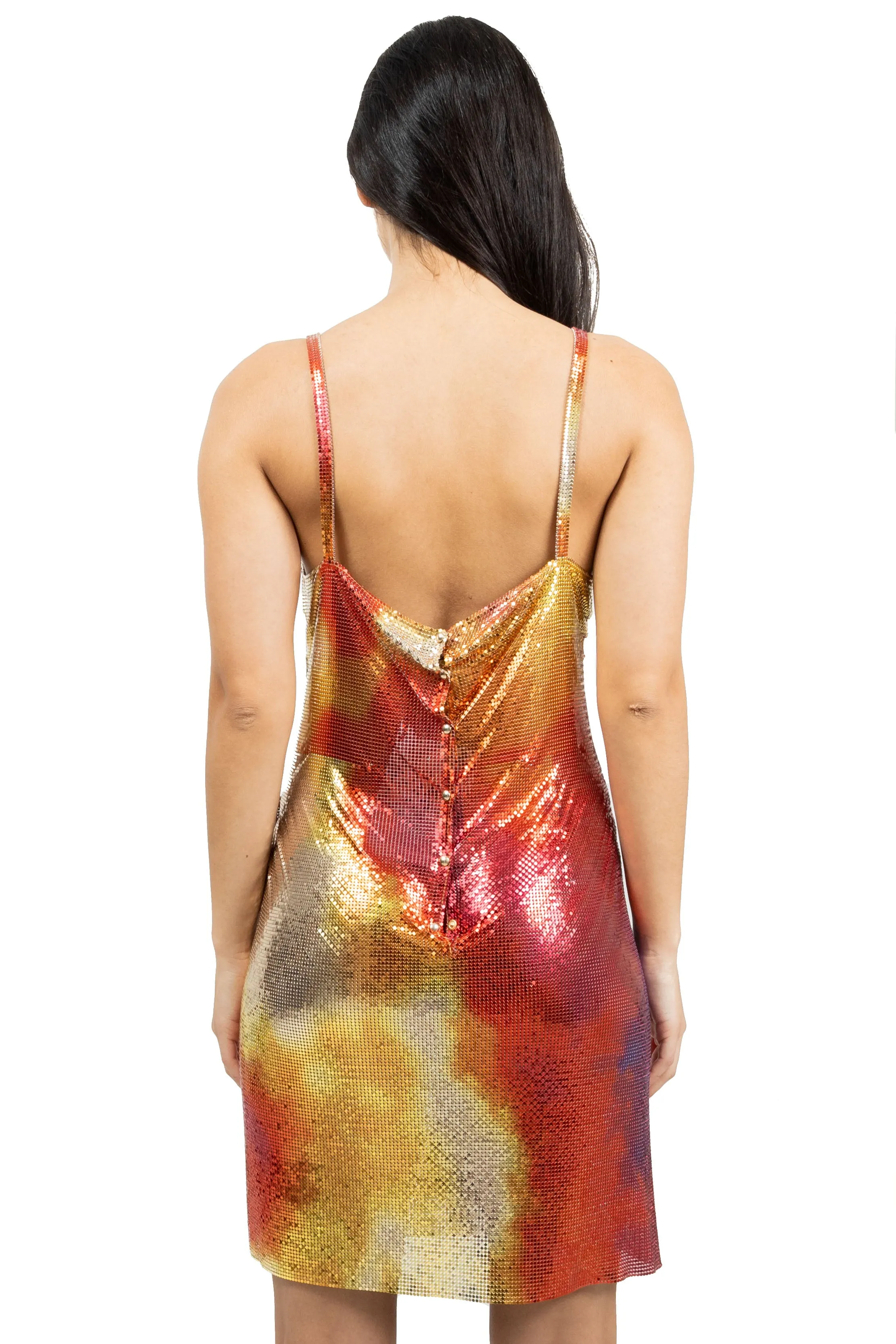 Paco Rabanne Women Multicolor Pixel Dress