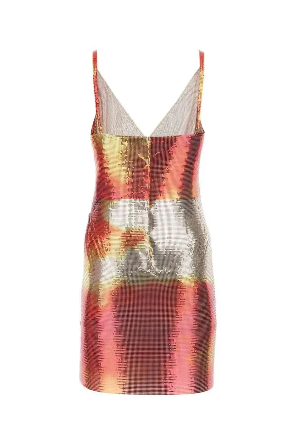 Paco Rabanne Women Multicolor Pixel Dress