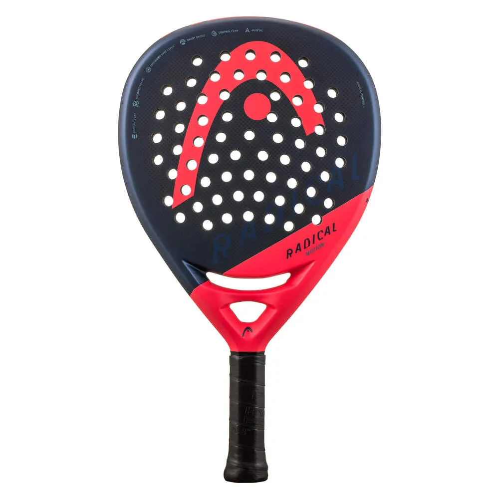 Pala Pádel Head Radical Motion 2024 Negro/Rojo