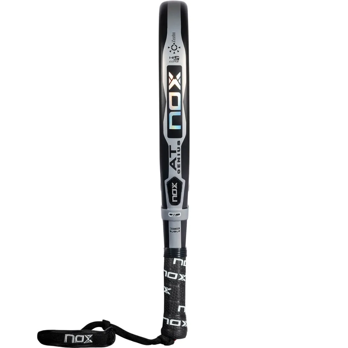 Pala Pádel Nox AT Luxury Genius Attack 18K Negra