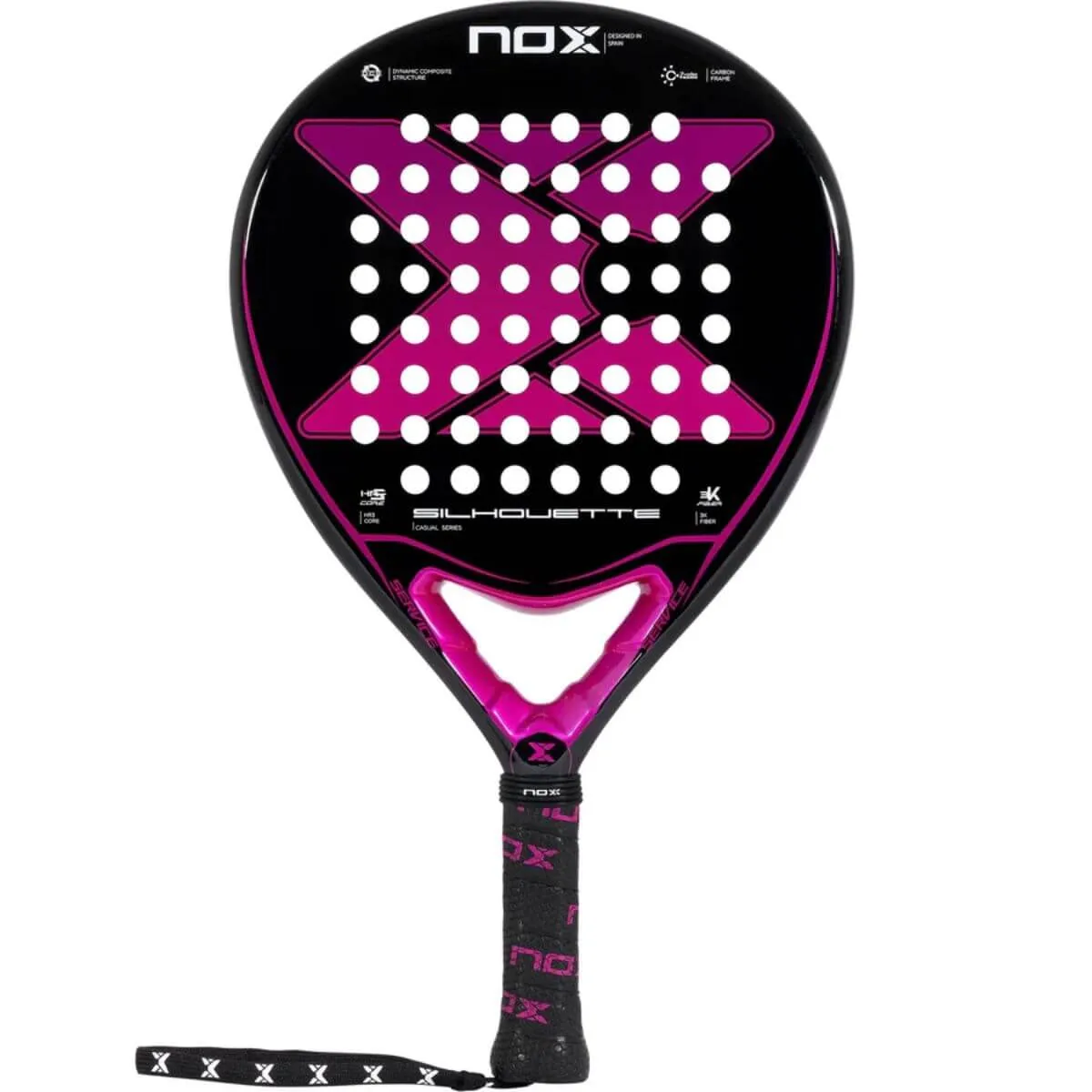 Pala Pádel Nox Silhoutte Casual Series 2023 Negra