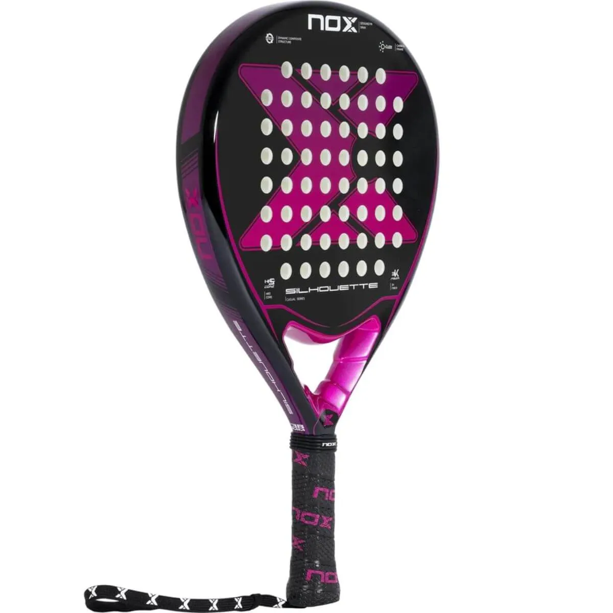 Pala Pádel Nox Silhoutte Casual Series 2023 Negra