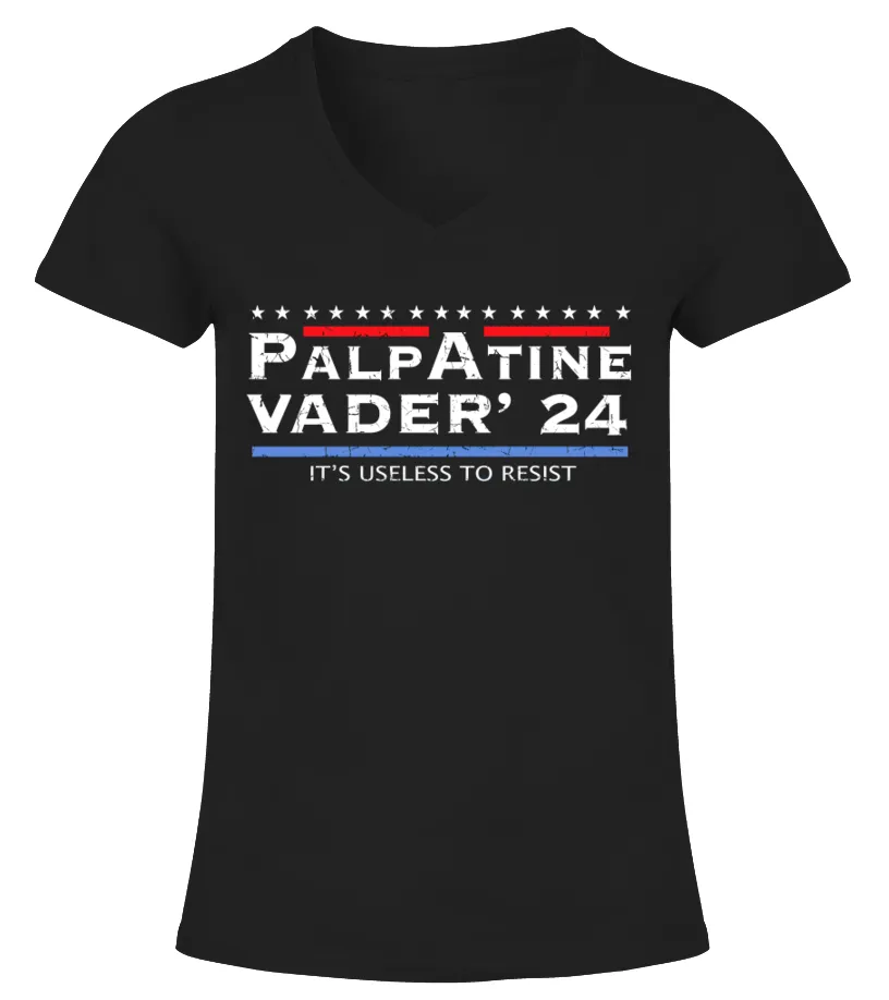 Palpatine Vader 2024 Camiseta cuello pico Mujer