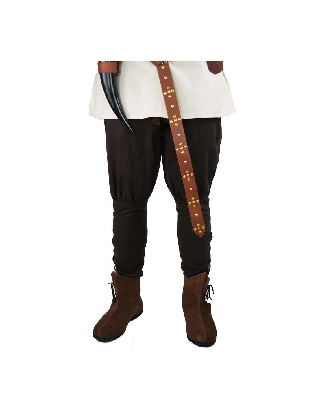 Pantalón Vikingo en lana marrón