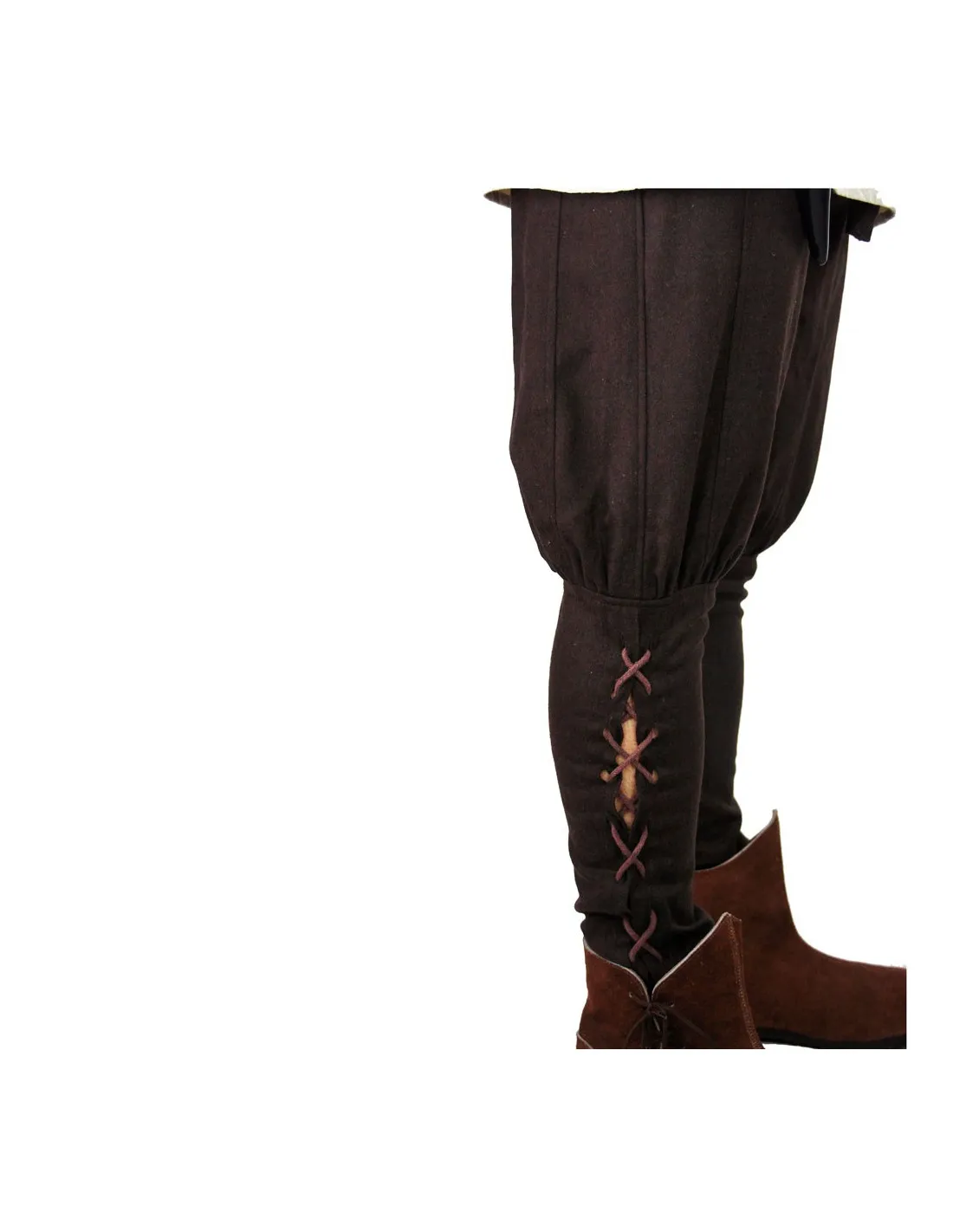 Pantalón Vikingo en lana marrón
