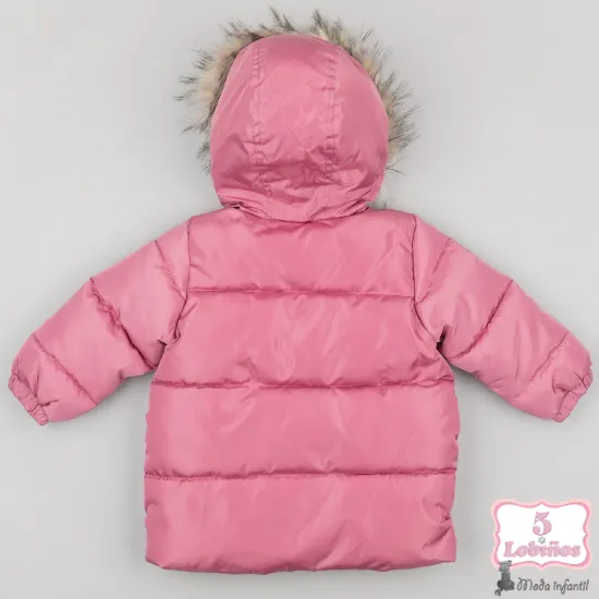 PARKA BEBÉ NIÑA ROSA PALO Zippy