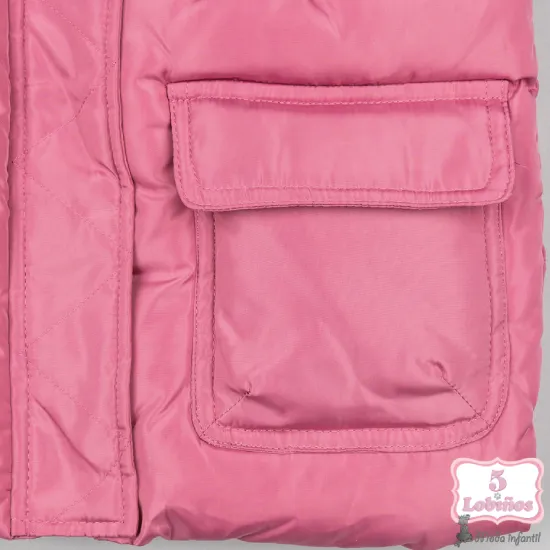 PARKA BEBÉ NIÑA ROSA PALO Zippy