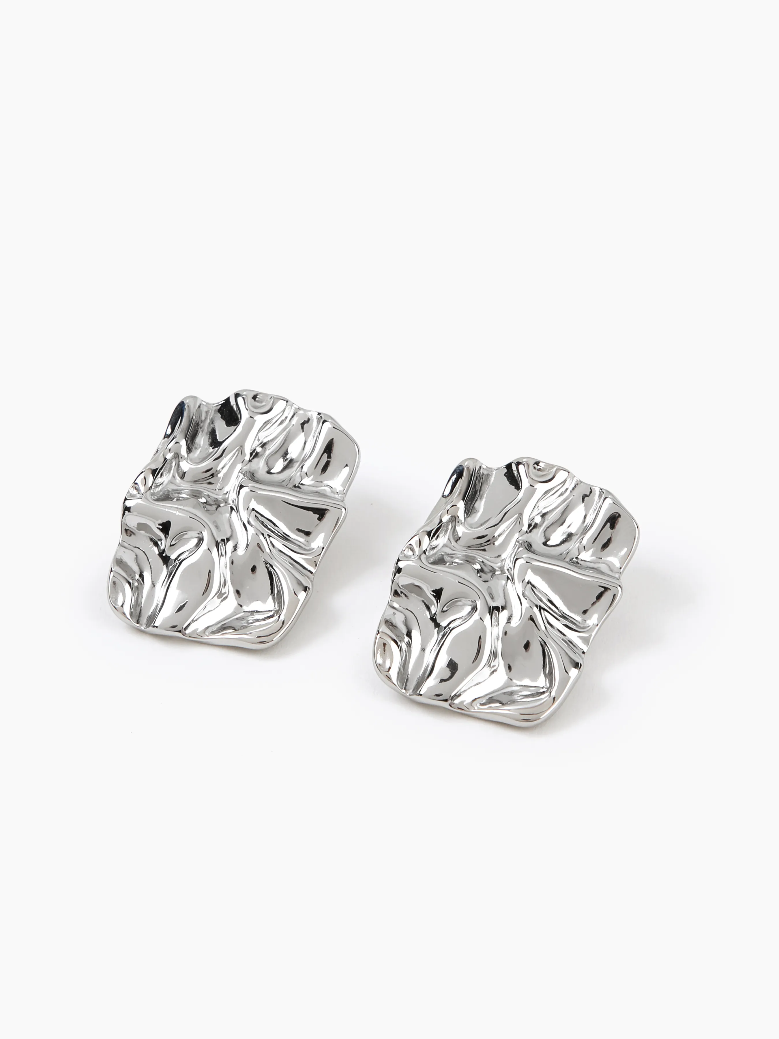 Pendientes de tachuela cuadrados
