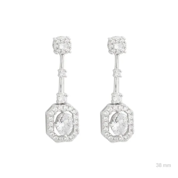 Pendientes Novia Circonitas
