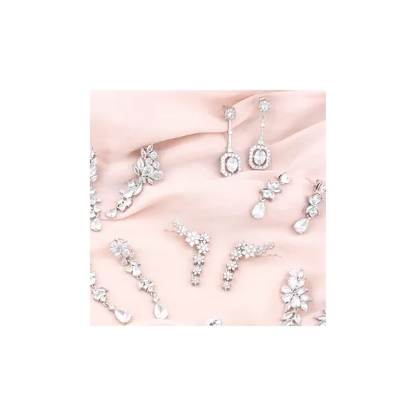 Pendientes Novia Circonitas