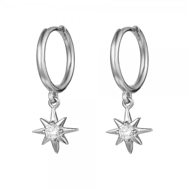 Pendientes Plata de ley Alfa