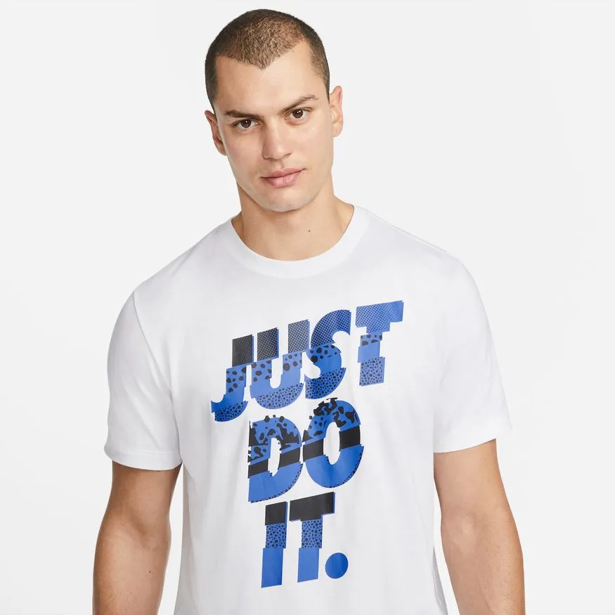 Polera Urbana Hombre Nike  Sportswear JDI  Blanca