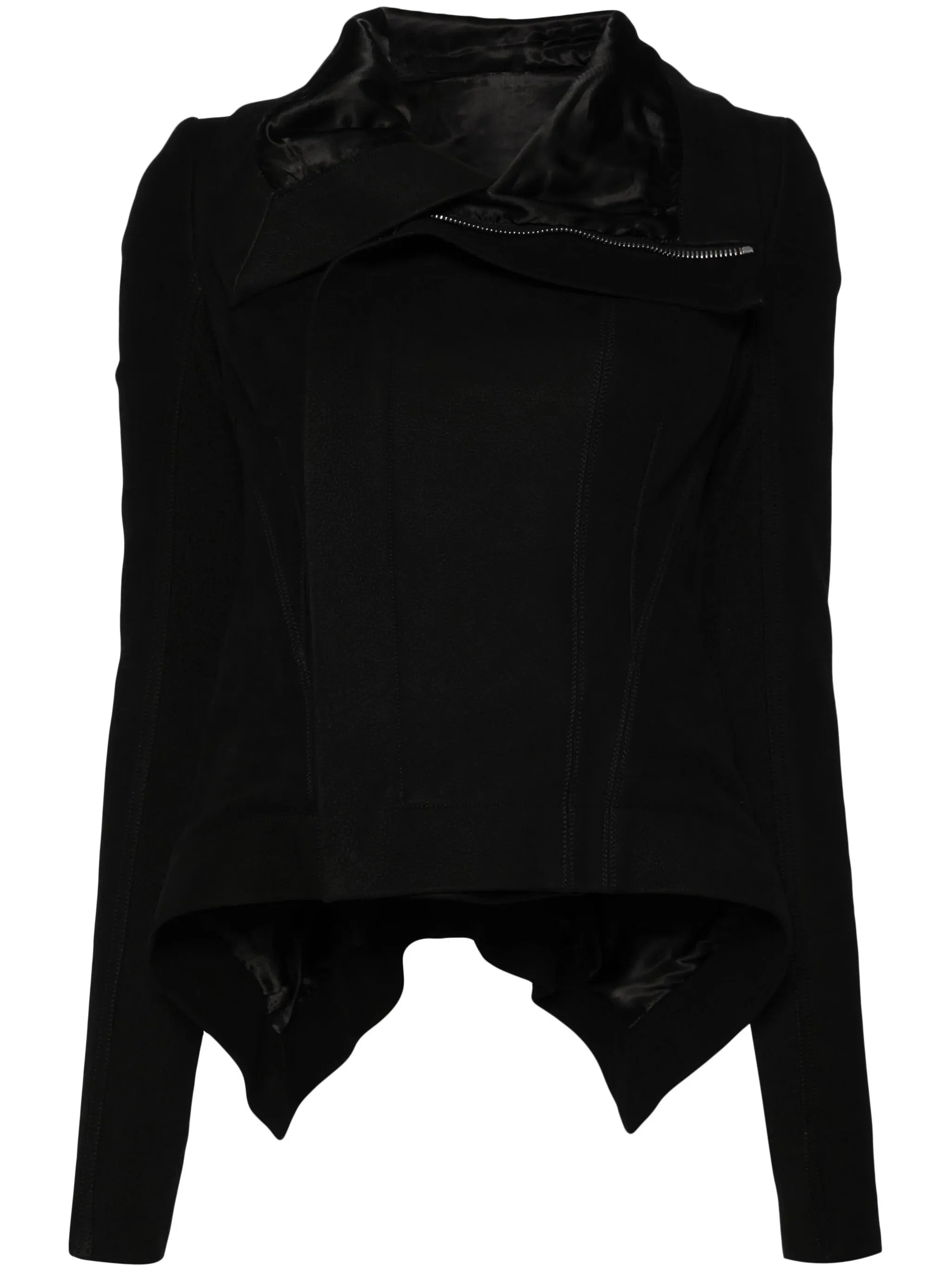 Rick Owens Women Naska Biker Black